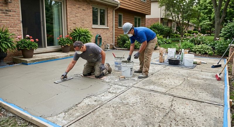 Concrete Pool Deck Resurfacing in Corpus Christi, TX